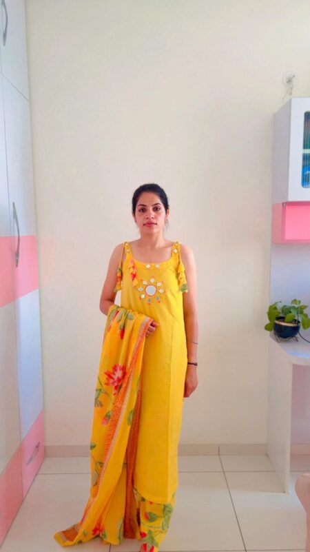 Sunheri - Mustard mirror