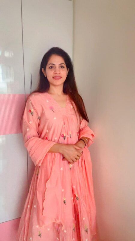 The Blush - Pastel Pink Anarkali Kurta Set