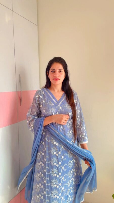 Chhavi - Floral Anarkali Suit