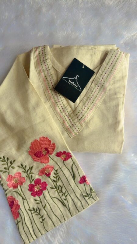 Petal - The Kantha Neckline Co-ord Set