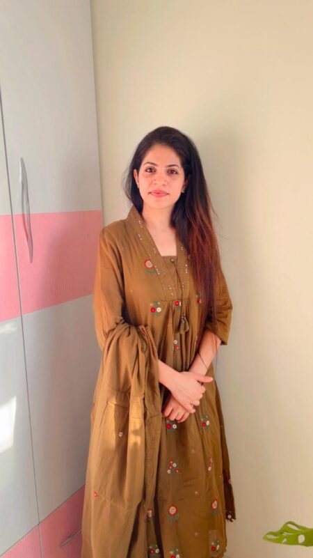 Vanika - The Earthy Olive Kurta Set