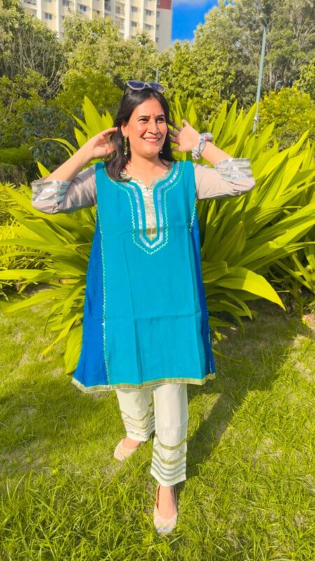 Kareena -  The Viral Kareena Kapoor Inspired Gota Patti Co-ord Set