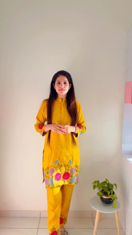 Saffira - The Mustard Meadow Co-ord Set